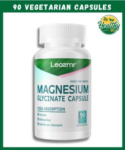 Leozmr Magnesium Glycinate (400 mg) - 90 vegetarian capsules