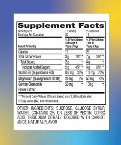 Zarbee's Children’s Calm Magnesium, Chamomile & Vitamin B6 - 30 gummies