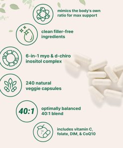 Micro Ingredients Myo & D-Chiro Inositol (2,050 mg) - 240 vegetarian capsules