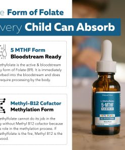 Triquetra L-Methylfolate 5-MTHF Plus Methyle B12 Kids Formula - 30 ml