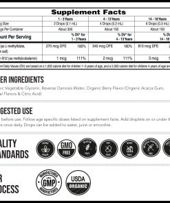 Triquetra L-Methylfolate 5-MTHF Plus Methyle B12 Kids Formula - 30 ml