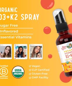 Mary Ruth's Vitamin D3 + K2 Vegan Liquid Spray - 30 ml