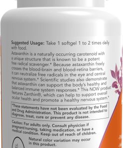 Now Astaxanthin Extra Strength (4 mg) - 60 veggie softgels