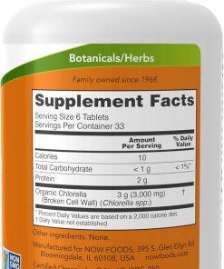 Now Chlorella (500 mg) - 200 tablets