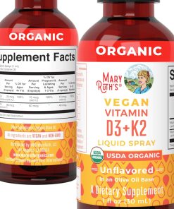 Mary Ruth's Vitamin D3 + K2 Vegan Liquid Spray - 30 ml