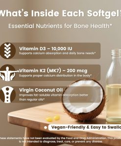 Corefeel Vitamin D3 & K2 (10,000 IU - 200 mcg) - 300 softgels