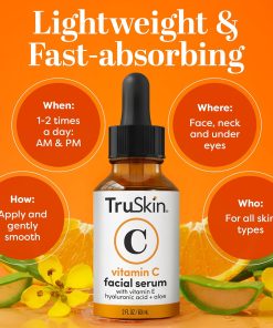 TruSkin Vitamin C Facial Serum With Vitamin E - 60 ml