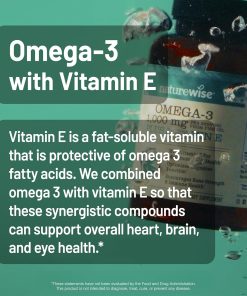 Nature Wise Omega-3 (1,000 mg) Plus Vitamin E - 60 softgels