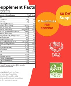 Smarty Pants Kids Plus Multi & Omegas - 100 gummies