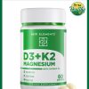 New Elements D3 + K2 Magnesium - 60 softgels