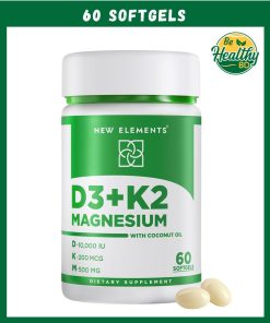 New Elements D3 + K2 Magnesium - 60 softgels