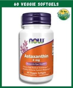 Now Astaxanthin Extra Strength (4 mg) - 60 veggie softgels