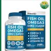 Prime MD Fish Oil Omega-3 D3 & K2 Co-Q-10 - 120 softgels
