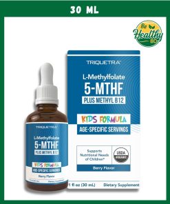 Triquetra L-Methylfolate 5-MTHF Plus Methyle B12 Kids Formula - 30 ml