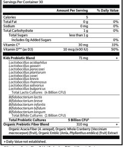 Garden of Life Organic Kids + Probiotics (5 Billion) - 30 chewables