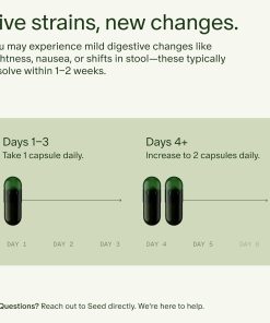 Seed Gut + Whole Bady Health DS-01 Daily Synbiotic 53.6 Billion AFU - 60 capsules