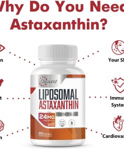 Osasuna Liposomal Astaxanthin (24 mg) - 60 softgels