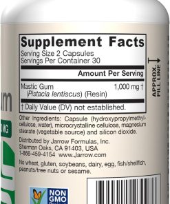 Jarrow Formulas Mastic Gum (1,000 mg) Vegan - 60 veggie capsules