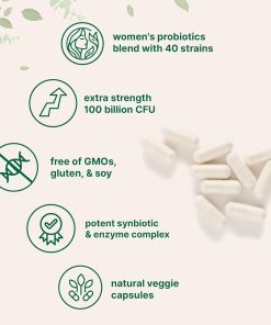 Micro Ingredients Women's Probiotics (100 billion CFU) - 120 vegetarian capsules