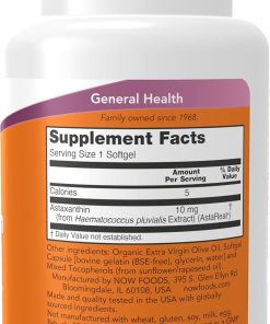 Now Astaxanthin (10 mg) Extra Strength - 30 softgels
