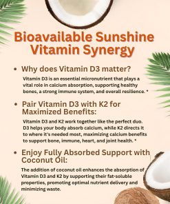 Micro Ingredients Vitamin D3 + K2 (10,000 IU + 200 mcg) - 300 softgels