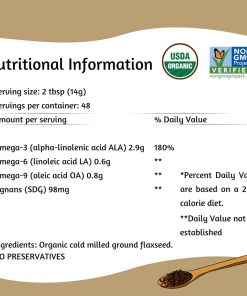 Spectrum Essentials Organic Ground Premium Flaxseed - 680 gram