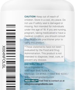 Micro Ingredients Magnesium Glycinate (1,000 mg) - 300 capsules
