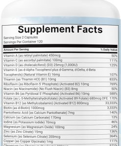Micro Ingredients Pure Methylated Multivitamin - 240 capsules