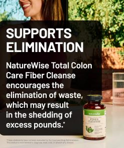 Nature Wise Fiber Cleanse Total Colon Care - 60 vegan capsules
