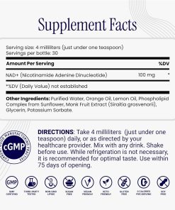 rho Nutrition Liposomal NAD+ - 120 ml