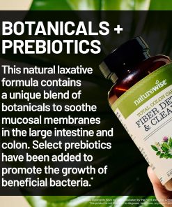 Nature Wise Fiber Cleanse Total Colon Care - 60 vegan capsules