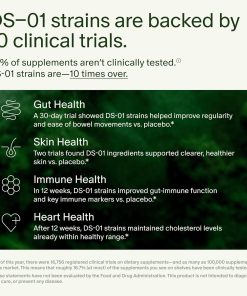 Seed Gut + Whole Bady Health DS-01 Daily Synbiotic 53.6 Billion AFU - 60 capsules