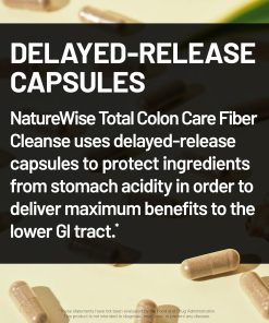 Nature Wise Fiber Cleanse Total Colon Care - 60 vegan capsules