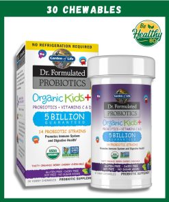 Garden of Life Organic Kids + Probiotics (5 Billion) - 30 chewables