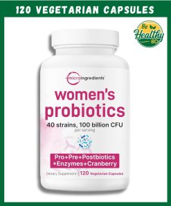 Micro Ingredients Women's Probiotics (100 billion CFU) - 120 vegetarian capsules