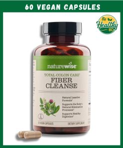 Nature Wise Fiber Cleanse Total Colon Care - 60 vegan capsules