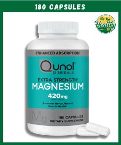 Qunol Magnesium (420 mg) Extra Strength - 180 capsules