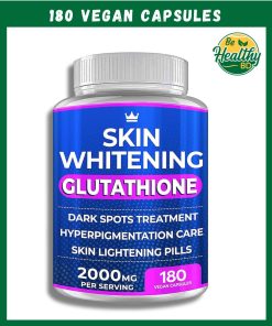 Skin Whitening Glutathione (2,000 mg) - 180 vegan capsules