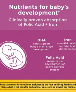 Nature Made Prenatal Folic Acid + DHA - 100 softgels