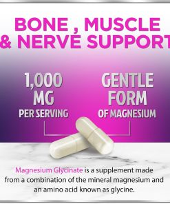 Hello Lovelyi Magnesium Glycinate High Absorption (1,000 mg) - 60 veggie capsules