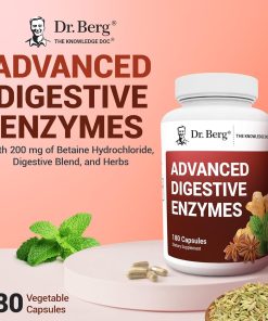 Dr.Berg Advanced Digestive Enzymes - 180 capsules