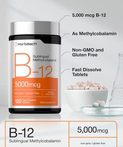 Horbaach Vitamin B-12 (5,000 mcg) - 120 tablets