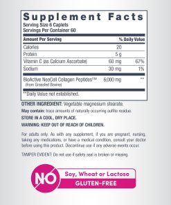 Neocell Collagen Peptides + Vitamin C (6,000 mg) Grassfed - 360 caplets