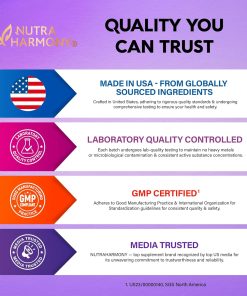 Nutra Harmony Hair Vitamins (25,000 mcg) - 60 capsules