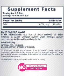 Neocell Biotin Hair Revitalizer (10,000 mcg) - 300 softgels