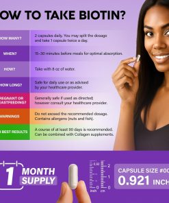 Nutra Harmony Hair Vitamins (25,000 mcg) - 60 capsules