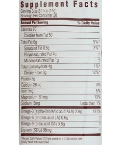 Spectrum Essentials Organic Ground Premium Flaxseed Omega-3 & Fiber - 396 gram