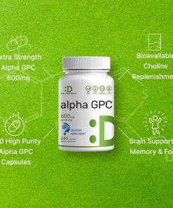 Deal Alpha GPC (600 mg) - 240 capsules