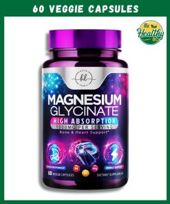 Hello Lovelyi Magnesium Glycinate High Absorption (1,000 mg) - 60 veggie capsules