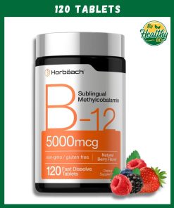 Horbaach Vitamin B-12 (5,000 mcg) - 120 tablets